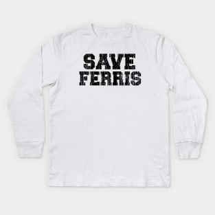 Save Ferris Kids Long Sleeve T-Shirt